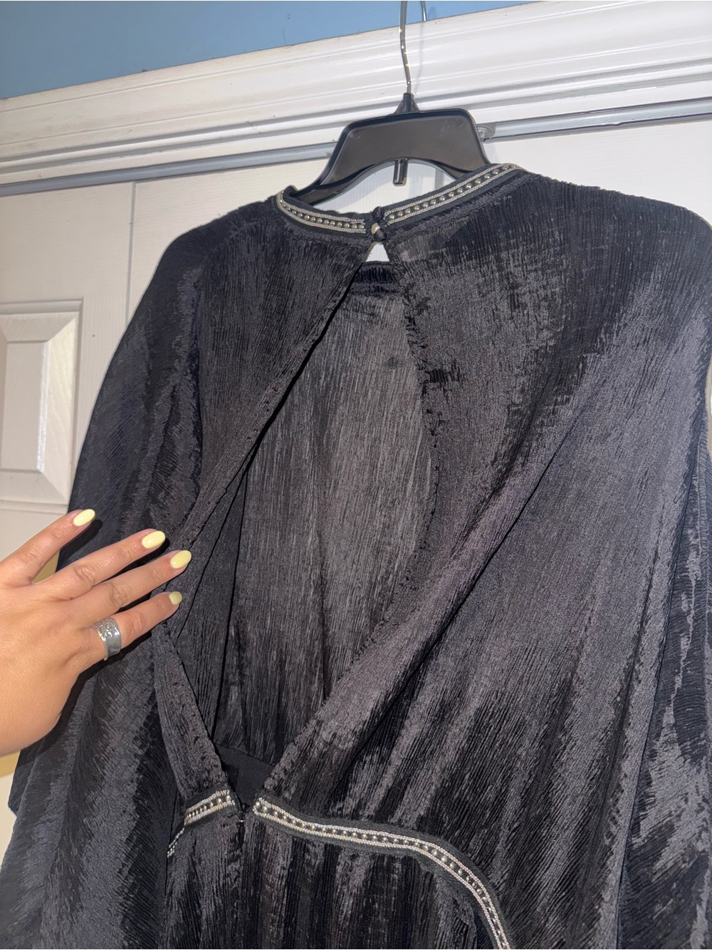 ASOS Sz 24 NWT Curve Black Midi Dress - Picture 8 of 8